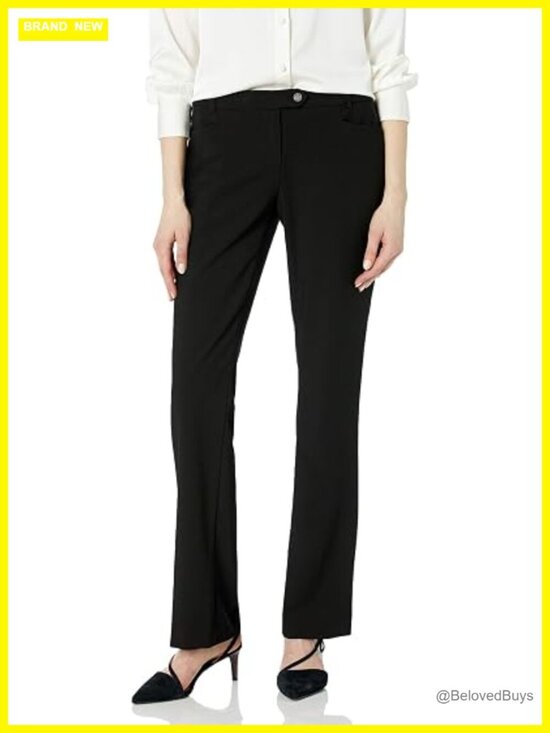 Pants - Modern Fit Suit Pant Straight Leg Flat-Front Slacks
